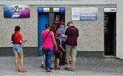 8 July 2018; Galway fans queue for a turnstile prior to the Leinster GAA Hurling Senior Championship Final Replay match between Kilkenny and Galway at Semple Stadium in Thurles, Co Tipperary. Photo by Brendan Moran/Sportsfile