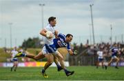 8 July 2018; Conor McManus of Monaghan is tackled by Gareth Dillon of Laois during the GAA Football All-Ireland Senior Championship Round 4 match between Laois and Monaghan at Páirc Tailteann in Navan, Co Meath. Photo by Ramsey Cardy/Sportsfile