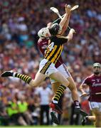 8 July 2018; Walter Walsh of Kilkenny in action against Gearóid McInerney of Galway during the Leinster GAA Hurling Senior Championship Final Replay match between Kilkenny and Galway at Semple Stadium in Thurles, Co Tipperary. Photo by Brendan Moran/Sportsfile