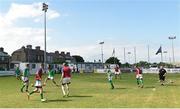 8 July 2018; Bray Wanderers players warm up before the SSE Airtricity League Premier Division match between Bray Wanderers and Sligo Rovers at the Carlisle Grounds in Bray, Co Wicklow. Photo by Matt Browne/Sportsfile