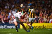 8 July 2018; James Skehill of Galway is tackled by Ger Aylward of Kilkenny during the Leinster GAA Hurling Senior Championship Final Replay match between Kilkenny and Galway at Semple Stadium in Thurles, Co Tipperary. Photo by Eóin Noonan/Sportsfile