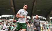 7 July 2018; Lewis Morgan of Glasgow Celtic takes to the field prior to the Soccer friendly between Shamrock Rovers and Glasgow Celtic at Tallaght Stadium in Tallaght, Co. Dublin.  Photo by David Fitzgerald/Sportsfile