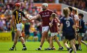 8 July 2018; Joe Canning of Galway shakes hands with Cillian Buckley of Kilkenny after the Leinster GAA Hurling Senior Championship Final Replay match between Kilkenny and Galway at Semple Stadium in Thurles, Co Tipperary. Photo by Brendan Moran/Sportsfile