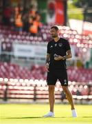 10 July 2018; Damien Delaney of Cork City walks the pitch prior to the UEFA Champions League 1st Qualifying Round First Leg between Cork City and Legia Warsaw at Turner's Cross in Cork. Photo by Eóin Noonan/Sportsfile