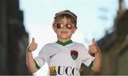 10 July 2018; Cork City supporter Sarah Kelleher, age 8, from Carrigtwohill, Cork, prior to the UEFA Champions League 1st Qualifying Round First Leg between Cork City and Legia Warsaw at Turner's Cross in Cork. Photo by Eóin Noonan/Sportsfile
