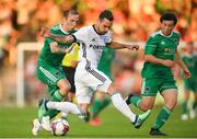 10 July 2018; Marko Vesovic of Legia Warsaw in action against Karl Sheppard of Cork City during the UEFA Champions League 1st Qualifying Round First Leg between Cork City and Legia Warsaw at Turner's Cross in Cork. Photo by Eóin Noonan/Sportsfile