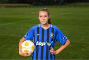 11 July 2018; Chloe Darby of Athlone Town during a Continental Tyres Under 17 Women's National League launch at the FAI HQ in Abbotstown, Dublin. Photo by Piaras Ó Mídheach/Sportsfile