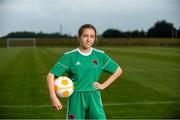 11 July 2018; Rionas Crowley of Cork City WFC during a Continental Tyres Under 17 Women's National League launch at the FAI HQ in Abbotstown, Dublin. Photo by Piaras Ó Mídheach/Sportsfile