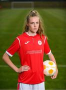 11 July 2018; Aife Haran of Sligo Rovers WFC during a Continental Tyres Under 17 Women's National League launch at the FAI HQ in Abbotstown, Dublin. Photo by Piaras Ó Mídheach/Sportsfile