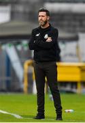 12 July 2018; Shamrock Rovers manager Stephen Bradley during the UEFA Europa League 1st Qualifying Round First Leg match between Shamrock Rovers and AIK at Tallaght Stadium, Dublin. Photo by Brendan Moran/Sportsfile