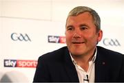 12 July 2018; Sky Sports analyst James Horan speaking at the Sky Sports GAA Football Roadshow at Kilmacud Crokes, Dublin. Ahead of its coverage of the Super 8’s, the Sky Sports team of expert analysts visited Kilmacud for a special preview night before the opening round of fixtures. Entering into the fifth year of its partnership with the GAA, Sky Sports is extending its support beyond the screen, visiting clubs with its GAA Roadshow series while also supporting the GAA Super Games Centres, as part of a €3million investment in grassroots initiatives over five years. Photo by Piaras Ó Mídheach/Sportsfile