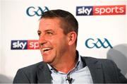 12 July 2018; Sky Sports analyst Senan Connell speaking at the Sky Sports GAA Football Roadshow at Kilmacud Crokes, Dublin. Ahead of its coverage of the Super 8’s, the Sky Sports team of expert analysts visited Kilmacud for a special preview night before the opening round of fixtures. Entering into the fifth year of its partnership with the GAA, Sky Sports is extending its support beyond the screen, visiting clubs with its GAA Roadshow series while also supporting the GAA Super Games Centres, as part of a €3million investment in grassroots initiatives over five years. Photo by Piaras Ó Mídheach/Sportsfile
