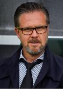 12 July 2018; AIK manager Rikard Norling during the UEFA Europa League 1st Qualifying Round First Leg match between Shamrock Rovers and AIK at Tallaght Stadium, Dublin. Photo by Brendan Moran/Sportsfile