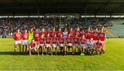29 June 2018; The Cork squad before the EirGrid Munster GAA Football U20 Championship Final match between Kerry and Cork at Austin Stack Park in Tralee, Kerry. Photo by Piaras Ó Mídheach/Sportsfile