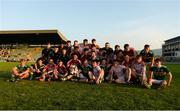 29 June 2018; Kerry players celebrate with the cup after the EirGrid Munster GAA Football U20 Championship Final match between Kerry and Cork at Austin Stack Park in Tralee, Kerry. Photo by Piaras Ó Mídheach/Sportsfile