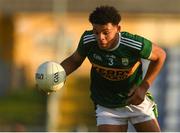 29 June 2018; Stefan Okunbor of Kerry during the EirGrid Munster GAA Football U20 Championship Final match between Kerry and Cork at Austin Stack Park in Tralee, Kerry. Photo by Piaras Ó Mídheach/Sportsfile