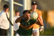 29 June 2018; Stefan Okunbor of Kerry during the EirGrid Munster GAA Football U20 Championship Final match between Kerry and Cork at Austin Stack Park in Tralee, Kerry. Photo by Piaras Ó Mídheach/Sportsfile
