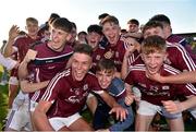 13 July 2018; Galway players celebrate following the Electric Ireland Connacht GAA Minor Championship Final match between Roscommon and Galway at Dr Hyde Park in Roscommon. Photo by Matt Browne/Sportsfile