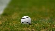 8 July 2018; A 'Sliothar' rests on the grass during the Leinster GAA Hurling Senior Championship Final Replay match between Kilkenny and Galway at Semple Stadium in Thurles, Co Tipperary. Photo by Ray McManus/Sportsfile