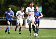 14 July 2018; Dragos Mamaliga of Bray Wanderers breaks away from Jack Whelan of UCD during the SSE Airticity National U19 League match between UCD and Bray Wanderers at UCD Bowl, in Belfield, Dublin. Photo by David Fitzgerald/Sportsfile