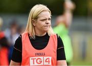 14 July 2018; Armagh Manager Fiona McAtamney during the TG4 All-Ireland Ladies Football Senior Championship Group 2 Round 1 match between Armagh and Monaghan at St Tiernach's Park, in Clones, Monaghan. Photo by Oliver McVeigh/Sportsfile