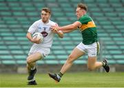 14 July 2018; Stephen Comerford of Kildare in action against Dara Moynihan of Kerry during the EirGrid GAA Football All-Ireland U20 Championship Semi-Final match between Kildare and Kerry at the Gaelic Grounds, Limerick. Photo by Ray Ryan/Sportsfile