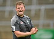14 July 2018; Kildare manager Davy Burke prior to the EirGrid GAA Football All-Ireland U20 Championship Semi-Final match between Kildare and Kerry at the Gaelic Grounds, Limerick. Photo by Ray Ryan/Sportsfile