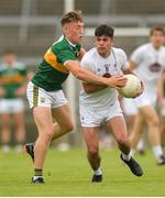 14 July 2018; Padraig Nash of Kildare in action Dara Moynihan of Kerry during the EirGrid GAA Football All-Ireland U20 Championship Semi-Final match between Kildare and Kerry at the Gaelic Grounds, Limerick. Photo by Ray Ryan/Sportsfile