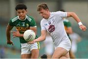 14 July 2018; Brian McLoughlin of Kildare in action Stefan Okunbor of Kerry during the EirGrid GAA Football All-Ireland U20 Championship Semi-Final match between Kildare and Kerry at the Gaelic Grounds, Limerick. Photo by Ray Ryan/Sportsfile