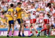 14 July 2018; Donal Smith of Roscommon tussles with Hugh Pat McGeary of Tyrone during the GAA Football All-Ireland Senior Championship Quarter-Final Group 2 Phase 1 match between Tyrone and Roscommon at Croke Park, in Dublin. Photo by David Fitzgerald/Sportsfile