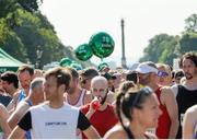 14 July 2018; A general view of the starting field and the pace setters' balloons prior to the Irish Runner 10 Mile at Phoenix Park in Dublin. Photo by Eoin Smith/Sportsfile