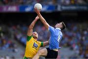 14 July 2018; Michael Murphy of Donegal  in action against Brian Fenton of Dublin during the GAA Football All-Ireland Senior Championship Quarter-Final Group 2 Phase 1 match between Dublin and Donegal at Croke Park in Dublin. Photo by Ray McManus/Sportsfile