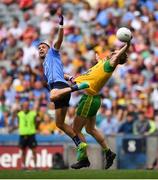 14 July 2018; Hugh McFadden of Donegal in action against Jonny Cooper of Dublin during the GAA Football All-Ireland Senior Championship Quarter-Final Group 2 Phase 1 match between Dublin and Donegal at Croke Park, in Dublin. Photo by David Fitzgerald/Sportsfile