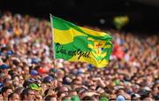 14 July 2018; A Donegal flag flutters in the wind during the GAA Football All-Ireland Senior Championship Quarter-Final Group 2 Phase 1 match between Dublin and Donegal at Croke Park in Dublin. Photo by Ray McManus/Sportsfile