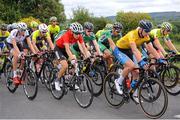 14 July 2018; A general view of the action during the Eurocycles Eurobaby Junior Tour of Ireland 2018 - Stage Five, Ennis to Gallows Hill. Photo by Stephen McMahon/Sportsfile
