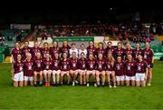 15 July 2018; The Galway squad prior to the All-Ireland Ladies Football Minor A final between Galway and Cork at the Gaelic Grounds, Limerick. Photo by Diarmuid Greene/Sportsfile