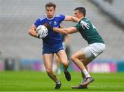 15 July 2018; Fintan Kelly of Monaghan in action against David Hyland of Kildare during the GAA Football All-Ireland Senior Championship Quarter-Final Group 1 Phase 1 match between Kildare and Monaghan at Croke Park, Dublin. Photo by Piaras Ó Mídheach/Sportsfile