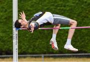 15 July 2018; Geoffrey O'Regan from Sunhill Harriers A.C. Co Limerick who won the boys under-15 high jump during the Irish Life Health National T&F Juvenile Day 2 at Tullamore Harriers Stadium in Tullamore, Co Offaly. Photo by Matt Browne/Sportsfile