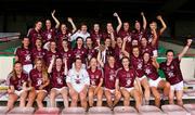15 July 2018; The Galway squad celebrate with the cup after winning the All-Ireland Ladies Football Minor A final between Galway and Cork at the Gaelic Grounds, Limerick. Photo by Diarmuid Greene/Sportsfile