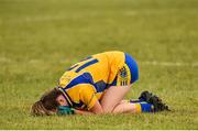 15 July 2018; A dejected Ellen Irwin of Roscommon after the All-Ireland Ladies Football Minor B final match between Kildare and Roscommon at Moate, Westmeath. Photo by Oliver McVeigh/Sportsfile
