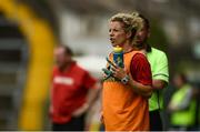 15 July 2018; Cork coach Valerie Mulcahy during the All-Ireland Ladies Football Minor A final between Galway and Cork at the Gaelic Grounds, Limerick. Photo by Diarmuid Greene/Sportsfile
