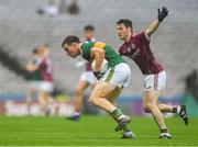 15 July 2018; Jack Barry of Kerry in action against Ian Burke of Galway during the GAA Football All-Ireland Senior Championship Quarter-Final Group 1 Phase 1 match between Kerry and Galway at Croke Park, Dublin. Photo by Piaras Ó Mídheach/Sportsfile