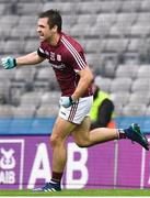 15 July 2018; Patrick Sweeney of Galway celebrates after scoring his side's first goal during the GAA Football All-Ireland Senior Championship Quarter-Final Group 1 Phase 1 match between Kerry and Galway at Croke Park, Dublin. Photo by David Fitzgerald/Sportsfile