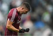 15 July 2018; Johnny Heaney of Galway celebrates at the final whistle after the GAA Football All-Ireland Senior Championship Quarter-Final Group 1 Phase 1 match between Kerry and Galway at Croke Park, Dublin. Photo by Piaras Ó Mídheach/Sportsfile