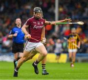 15 July 2018; Diarmuid Kilcommins of Galway in action against Conor Kelly of Kilkenny during the Electric Ireland GAA Hurling All-Ireland Minor Championship match between Galway and Kilkenny at Semple Stadium, Thurles, Co Tipperary. Photo by Ray McManus/Sportsfile