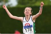 15 July 2018; Aoife Ni Cuill from St. Coca's A.C. Co Kildare who won the girls under-18 3000m during the Irish Life Health National T&F Juvenile Day 2 at Tullamore Harriers Stadium in Tullamore, Co Offaly. Photo by Matt Browne/Sportsfile