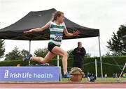 15 July 2018; Grace Rooney from Youghal A.C. Co Cork who won the girls under-14 80m during the Irish Life Health National T&F Juvenile Day 2 at Tullamore Harriers Stadium in Tullamore, Co Offaly. Photo by Matt Browne/Sportsfile