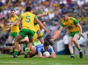 14 July 2018; Brian Fenton of Dublin is surrounded by Donegal players Frank McGlynn, 5, Michael Murphy and Ciarán Thompson, right, during the GAA Football All-Ireland Senior Championship Quarter-Final Group 2 Phase 1 match between Dublin and Donegal at Croke Park in Dublin.  Photo by Ray McManus/Sportsfile