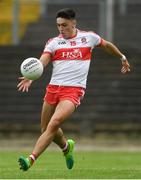 14 July 2018; Ben McCarron of Derry during the EirGrid GAA Football All-Ireland U20 Championship Semi-Final match between Mayo and Derry at Páirc Seán Mac Diarmada, in Carrick-on-Shannon. Photo by Piaras Ó Mídheach/Sportsfile