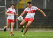 14 July 2018; Ben McCarron of Derry during the EirGrid GAA Football All-Ireland U20 Championship Semi-Final match between Mayo and Derry at Páirc Seán Mac Diarmada, in Carrick-on-Shannon. Photo by Piaras Ó Mídheach/Sportsfile